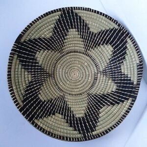 Bohemian Minimalist Wicker Large Basket Wall Decor